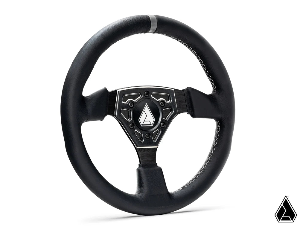 UNIVERSAL NAVIGATOR LEATHER UTV STEERING WHEEL