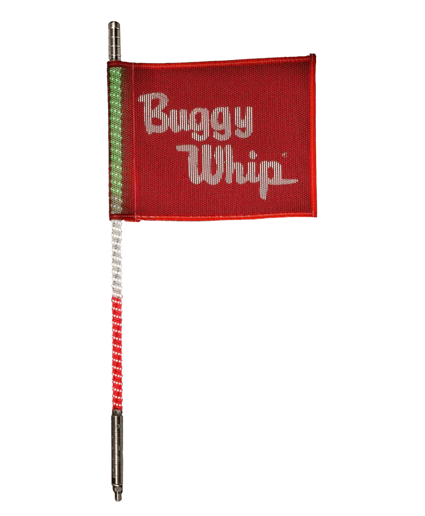 Buggy Whip 4" & 6" Bright Visibility Quick-Release LED Whip Lights