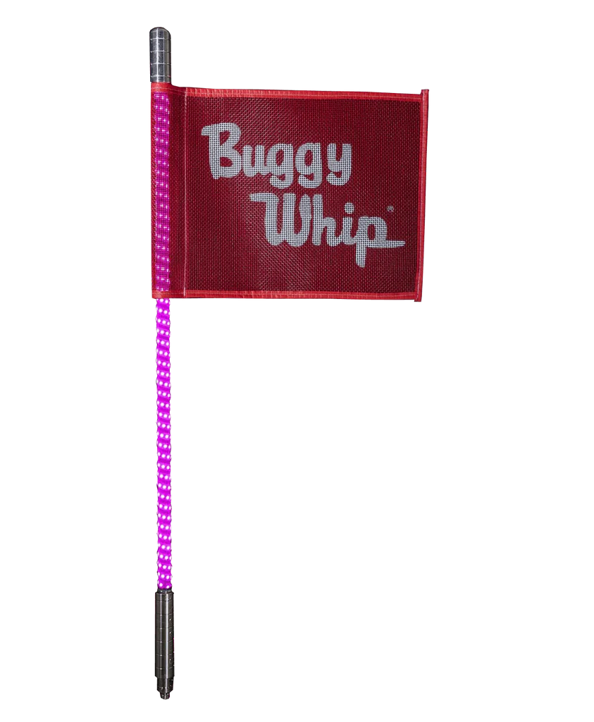 Buggy Whip 4" & 6" Bright Visibility Quick-Release LED Whip Lights