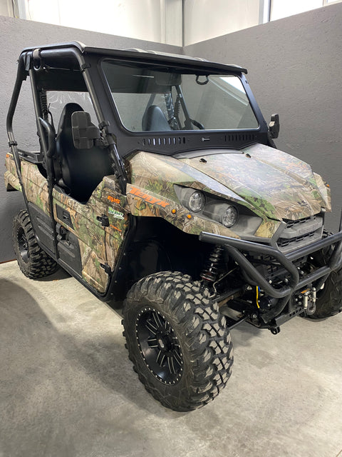 Kawasaki Teryx Vented Glass Windshield years 2016-2024