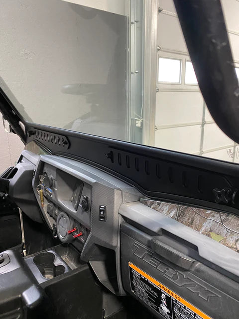 Kawasaki Teryx Vented Glass Windshield years 2016-2024