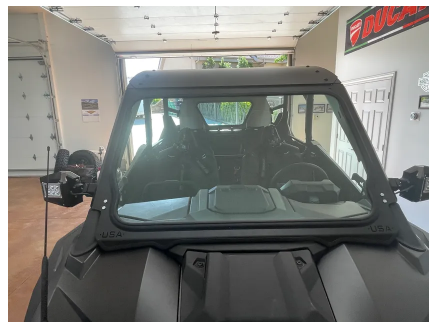 All Glass Windshield-Polaris Pro
