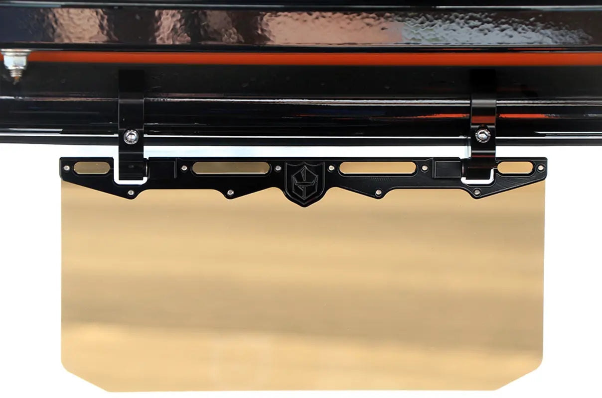 12" Tinted Aluminum Visor (1.75" Clamp)