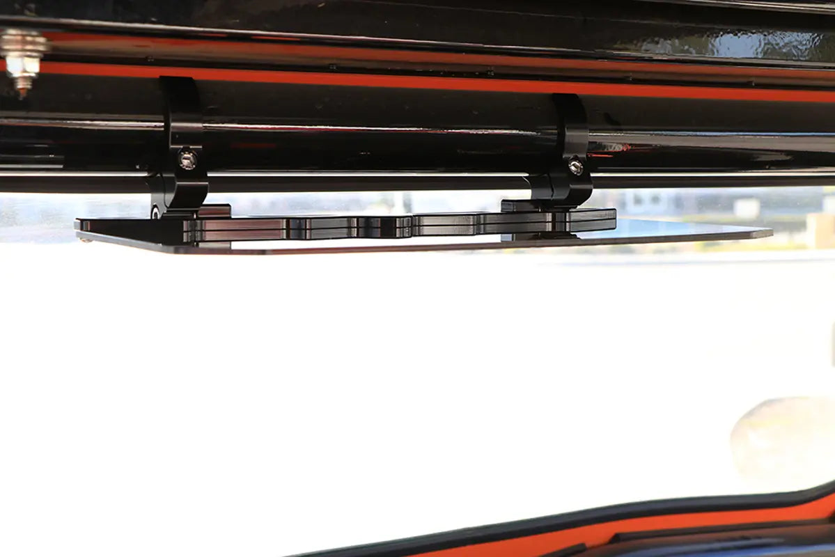 12" Tinted Aluminum Visor (1.75" Clamp)