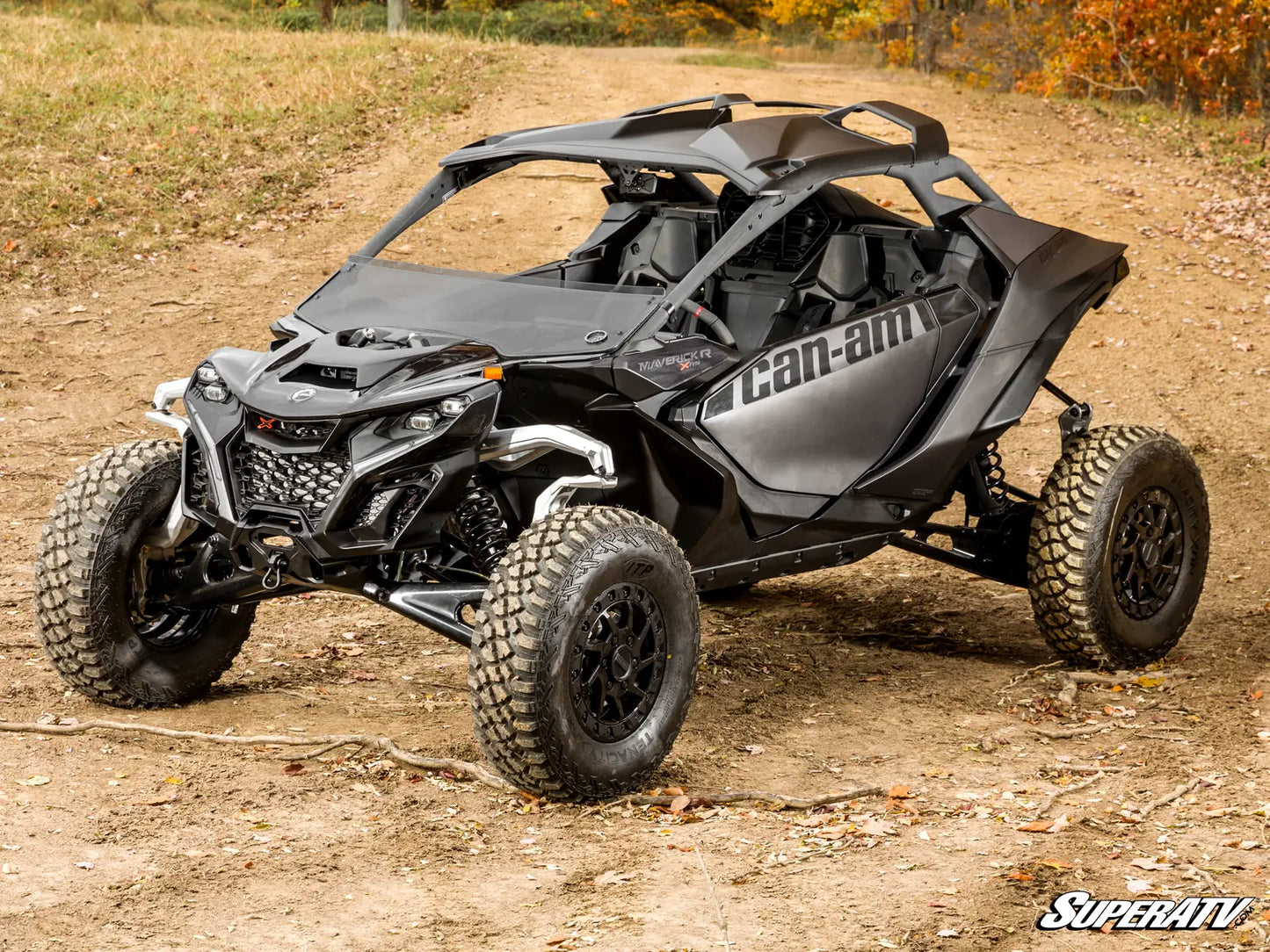 Can-Am Maverick R Scratch Resistant Half Windshield