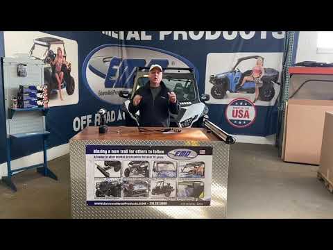 Teryx KRX 1000 Light Bar Brackets for a 40" Light Bar