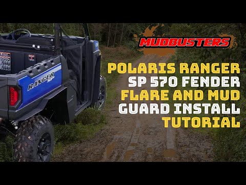 2022 POLARIS RANGER SP 570 MIDSIZE REAR MUDGUARDS