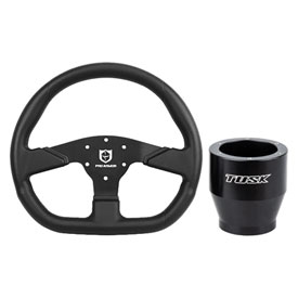 Tusk Steering Wheel Hub with Pro Armor Steering Wheel "D" Shaped Steering Wheel