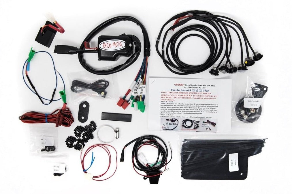 Ryco Street Legal Kit #8103 (Standard)-Can-Am Maverick X3/Trail/Sport/Commander (Select Years)