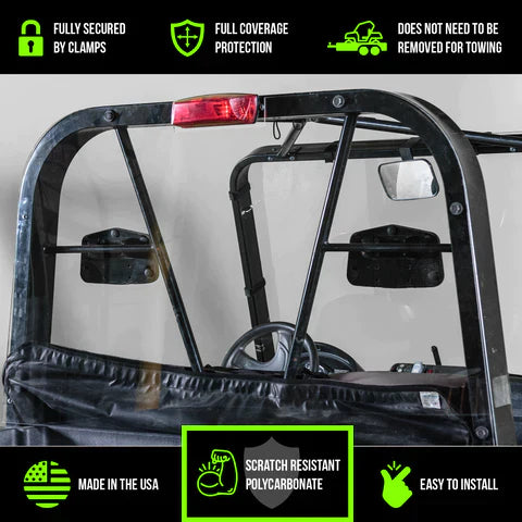 Arctic Cat Prowler Back UTV Windshield-Scratch Resistant 3/16"