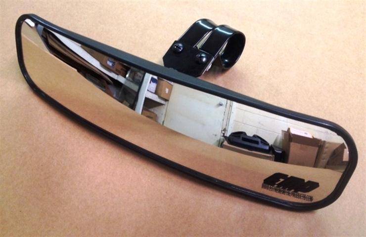 13" Wide Panoramic Rear View Mirror for 2" Bars