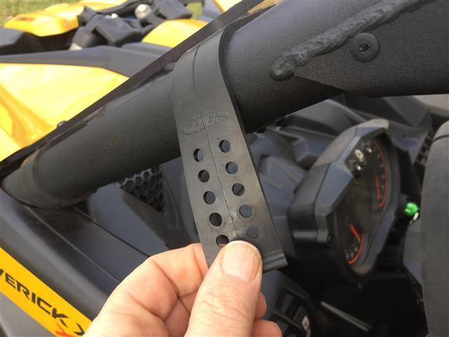 Can-Am Maverick X3 Hard Coated Windshield with Fast Straps