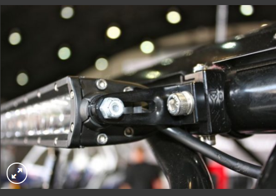 LED Light Bar Mount for 6mm / 1/4″ end mounts