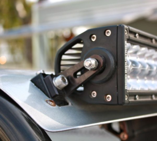 LED Light Bar Mount for 6mm / 1/4″ end mounts