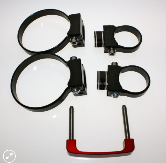 Quick release fire extinguisher mount w/ 2.5lb extinguisher