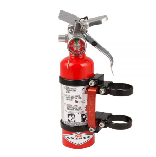 Quick Release Fire Mount W/ 1.4lb Halotron Red