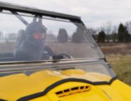 Can-Am Commander Scratch Resistant Flip Windshield