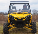 Can-Am Commander Scratch Resistant Flip Windshield