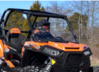 POLARIS RZR XP TURBO HALF WINDSHIELD