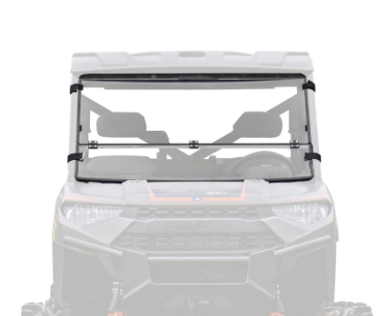 Polaris Ranger XP 1000 Scratch Resistant Flip Down Windshield