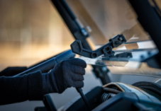 KAWASAKI MULE PRO-MX SCRATCH-RESISTANT FLIP WINDSHIELD