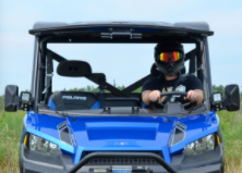 Polaris Ranger XP 900 Scratch Resistant Flip Windshield