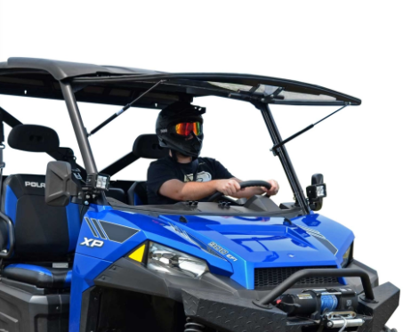 Polaris Ranger XP 900 Scratch Resistant Flip Windshield