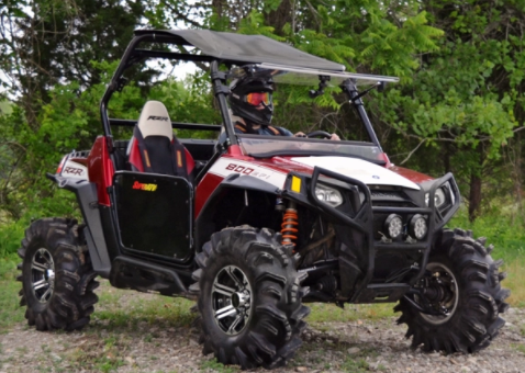 Polaris RZR Scratch Resistant Flip Windshield
