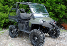 Polaris Ranger Full-Size 570 Scratch Resistant Flip Windshield