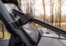 Polaris Ranger XP 900 Scratch Resistant Flip Down Windshield