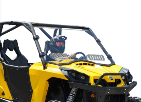 Can-Am Commander Scratch Resistant Vented Full Windshield