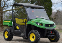 John Deere Gator XUV Scratch-Resistant Full Windshield