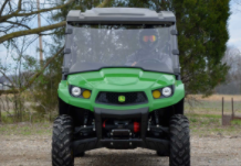 John Deere Gator XUV Scratch-Resistant Full Windshield