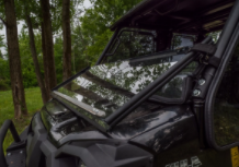 Kawasaki Mule Pro Scratch Resistant Flip Down Windshield