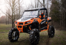 Polaris General XP 1000 Scratch Resistant Flip Down Windshield