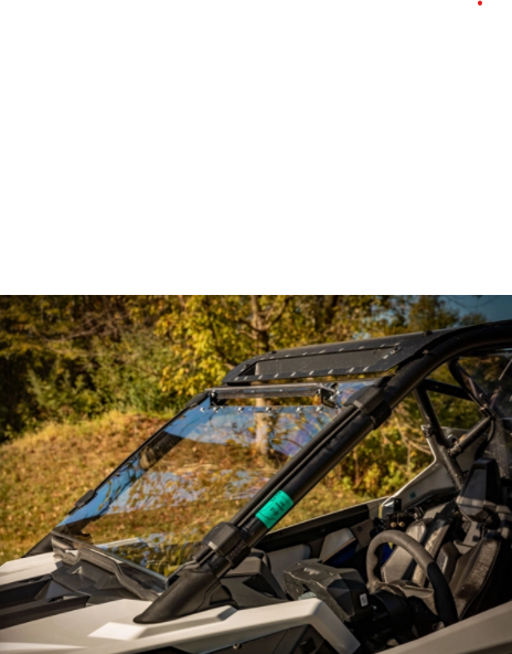 Polaris RZR Pro Xp Scratch Resistant Vented Full Windshield