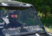 Polaris RZR XP 1000 Scratch Resistant Vented Full Windshield