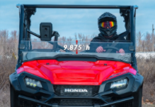 HONDA PIONEER 1000 SCRATCH RESISTANT HALF WINDSHIELD