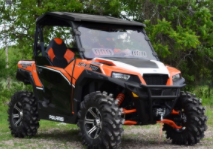 Polaris General XP 1000 Scratch-Resistant Vented Full Windshield