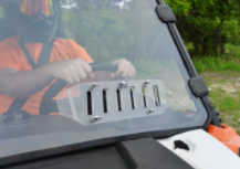 Polaris General XP 1000 Scratch-Resistant Vented Full Windshield