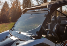 KAWASAKI TERYX KRX 1000 SCRATCH RESISTANT FLIP DOWN WINDSHIELD