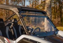 KAWASAKI TERYX KRX 1000 SCRATCH RESISTANT FLIP DOWN WINDSHIELD