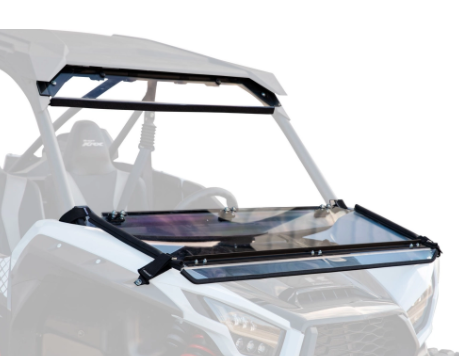 KAWASAKI TERYX KRX 1000 SCRATCH RESISTANT FLIP DOWN WINDSHIELD