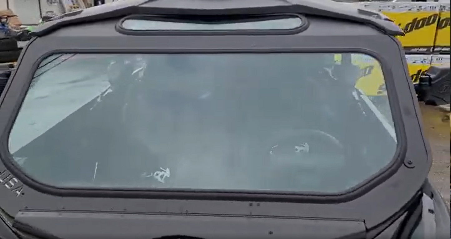 All Glass Windshield-Can-Am Maverick X3 with sun window