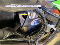KAWASAKI KRX FRONT SHOCK MOUNT BRACES