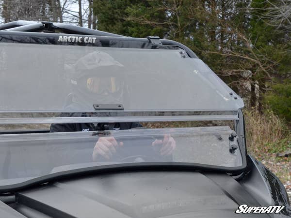 Arctic Cat Wildcat Trail Sport Scratch Resistant Flip Windshield