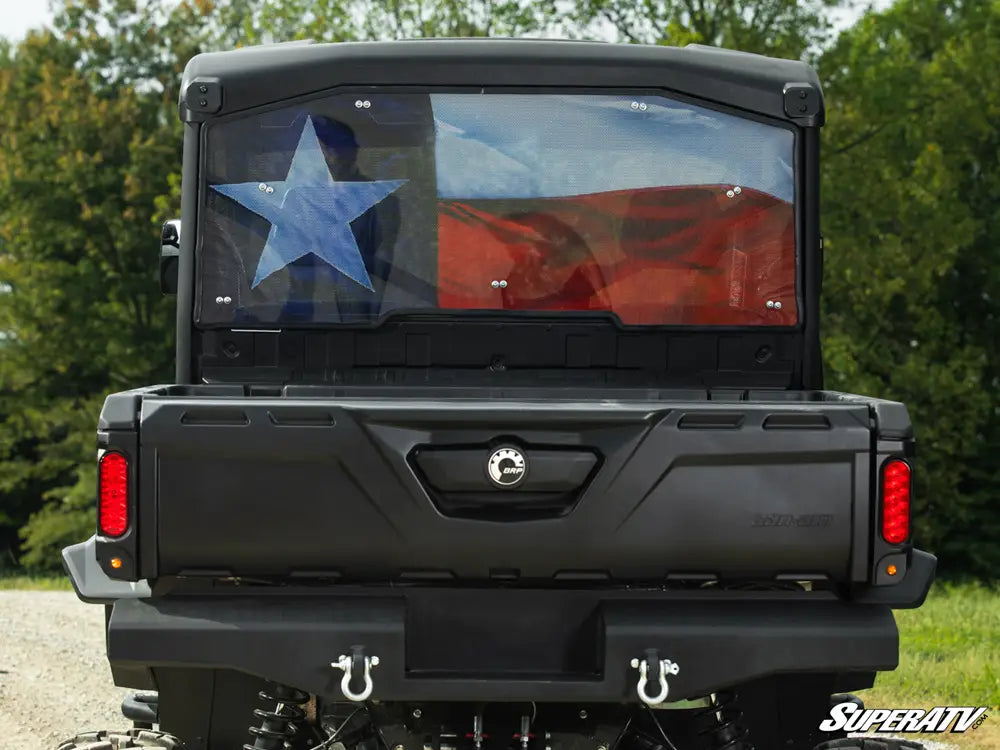 Can-Am Defender Rear Windshield