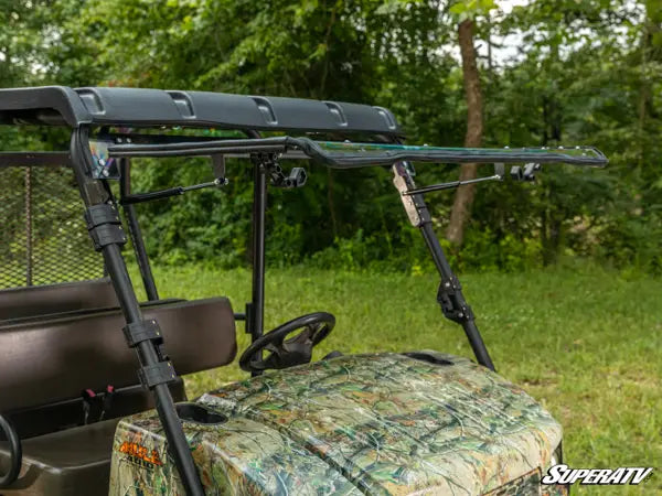 Kawasaki Mule 4000/4010 Scratch-Resistant Flip Windshield