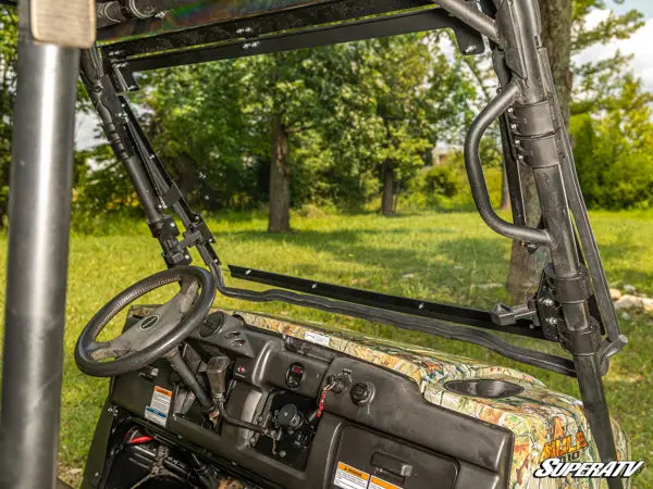 Kawasaki Mule 4000/4010 Scratch-Resistant Flip Windshield