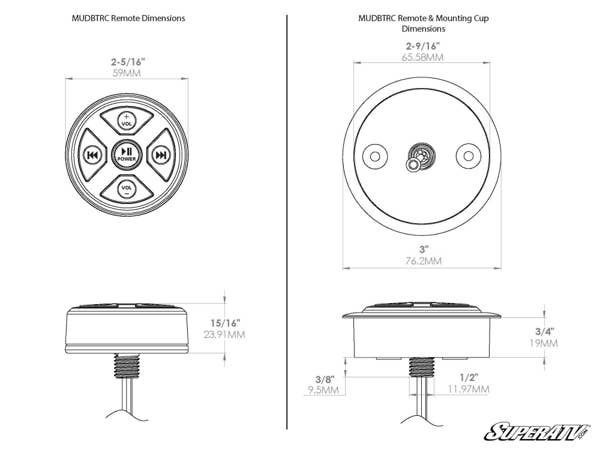 MTX Universal Bluetooth Receiver/Remote